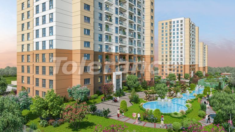 Apartment vom entwickler in Bahçeşehir, Istanbul meeresblick pool - immobilien in der Türkei kaufen - 133749