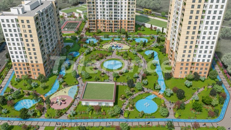 Apartment vom entwickler in Bahçeşehir, Istanbul meeresblick pool - immobilien in der Türkei kaufen - 133750