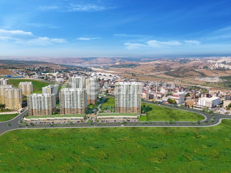 Apartment vom entwickler in Bahçeşehir, Istanbul meeresblick pool - immobilien in der Türkei kaufen - 133752