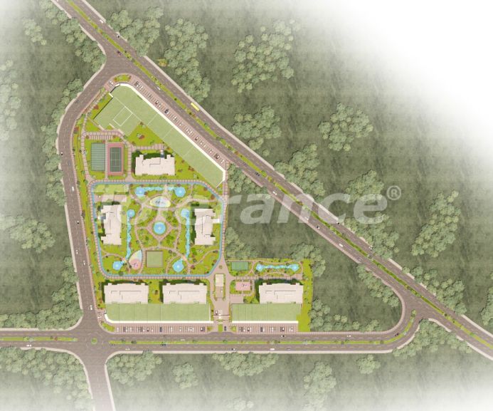 Apartment vom entwickler in Bahçeşehir, Istanbul meeresblick pool - immobilien in der Türkei kaufen - 133753