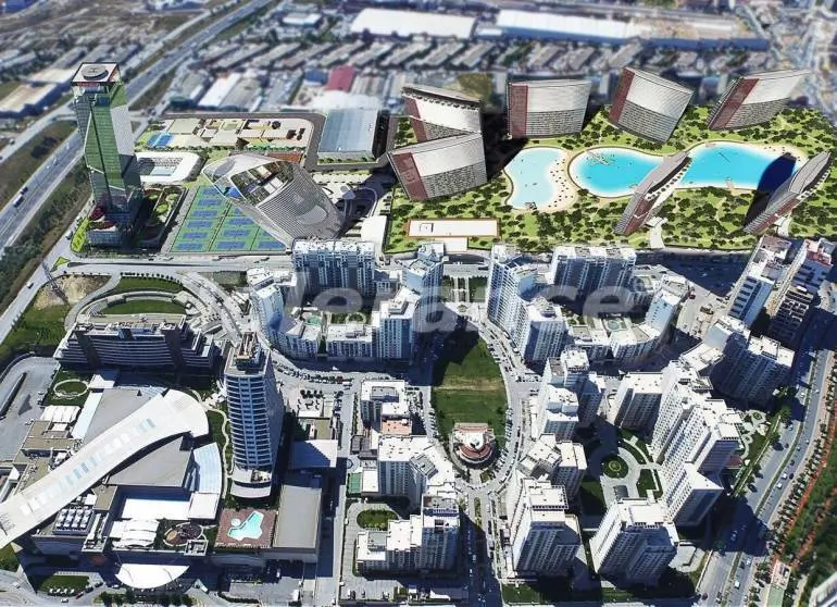 آپارتمان که در باهچه شهیر, استانبول استخر - 23537 آپارتمان که در باهچه شهیر, استانبول استخر - خرید ملک در ترکیه - 23537