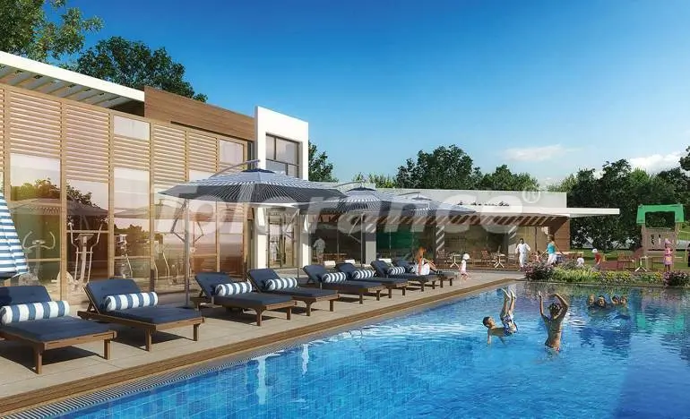 شقق من المتعهد في:في باهتشي شهير إسطنبول مسبح تقسيط - شراء عقار في تركيا - 25767