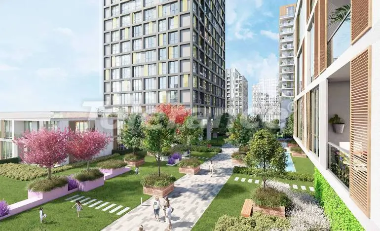 Apartment from the developer in Bahçeşehir, İstanbul with pool - 25864 Apartment from the developer in Bahçeşehir, İstanbul with pool - buy realty in Turkey - 25864