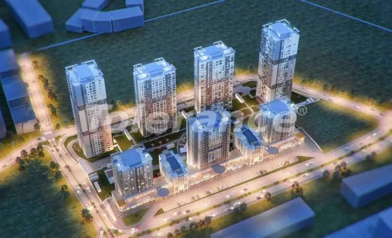 Apartment in Bahçeşehir, İstanbul with pool with installment - buy realty in Turkey - 25973