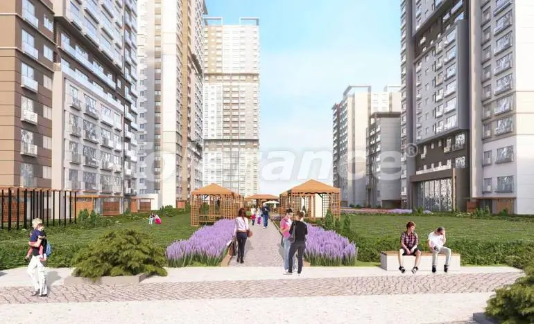 Apartment in Bahçeşehir, İstanbul with pool with installment - buy realty in Turkey - 25978