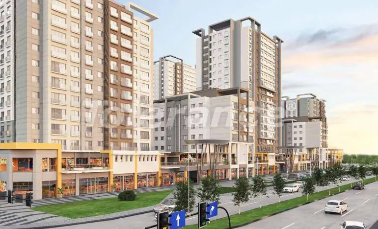 Apartment in Bahçeşehir, İstanbul with pool with installment - buy realty in Turkey - 25981