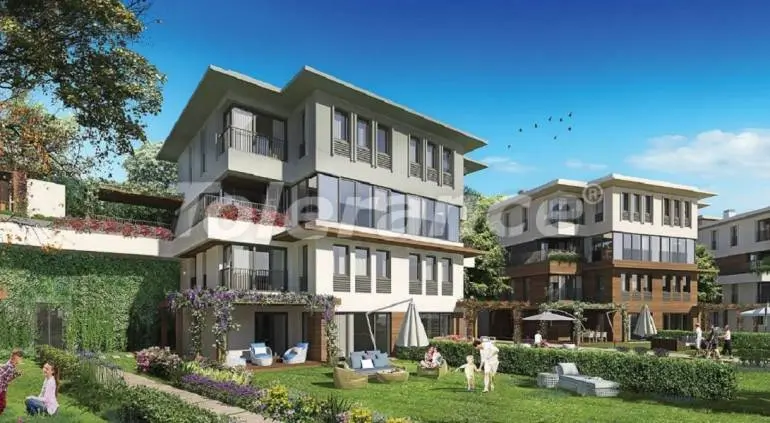 شقق من المتعهد في:في باهتشي شهير إسطنبول مسبح تقسيط - شراء عقار في تركيا - 27292