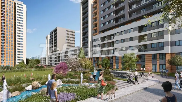 Apartment from the developer in Bahçeşehir, İstanbul with pool with installment - 39090 Apartment from the developer in Bahçeşehir, İstanbul with pool with installment - buy realty in Turkey - 39090