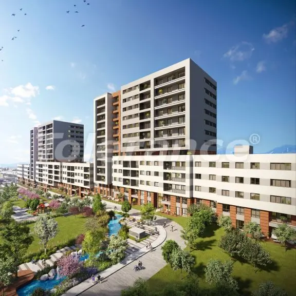 Apartment from the developer in Bahçeşehir, İstanbul with pool with installment - 39139 Apartment from the developer in Bahçeşehir, İstanbul with pool with installment - buy realty in Turkey - 39139