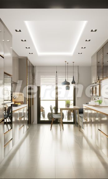 شقق من المتعهد في:في باهتشي شهير اسطنبول مسبح تقسيط - شراء عقار في تركيا - 96279