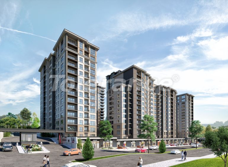 شقق من المتعهد في:في باهتشي شهير اسطنبول مسبح تقسيط - شراء عقار في تركيا - 96287