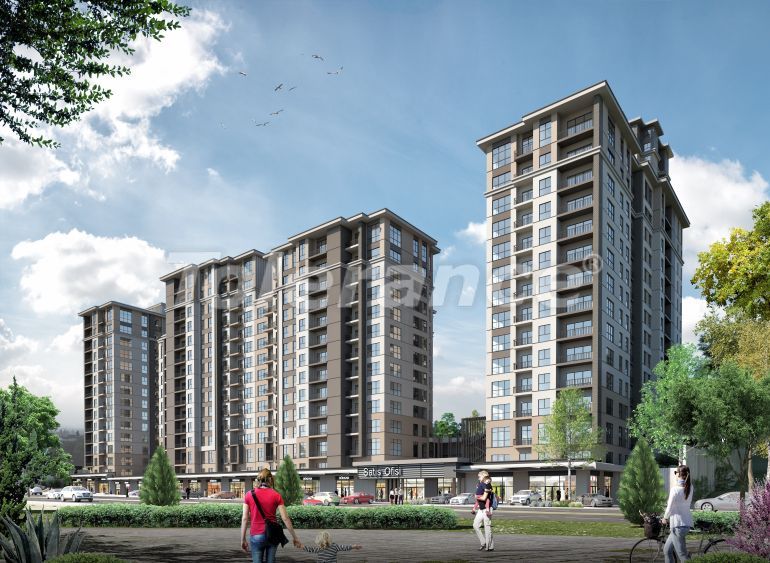 شقق من المتعهد في:في باهتشي شهير اسطنبول مسبح تقسيط - شراء عقار في تركيا - 96289