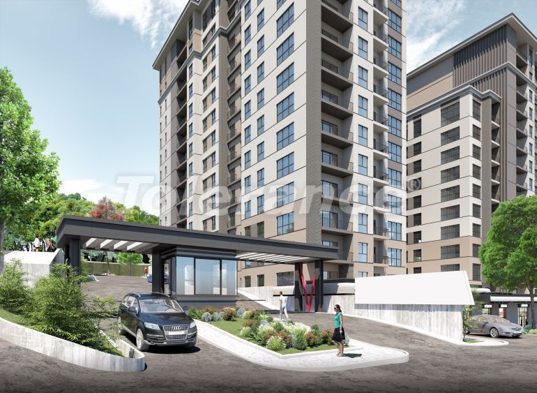 شقق من المتعهد في:في باهتشي شهير اسطنبول مسبح تقسيط - شراء عقار في تركيا - 96293