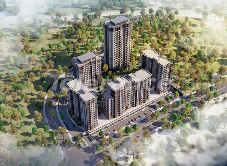 شقق من المتعهد في:في باهتشي شهير اسطنبول مسبح تقسيط - شراء عقار في تركيا - 96296