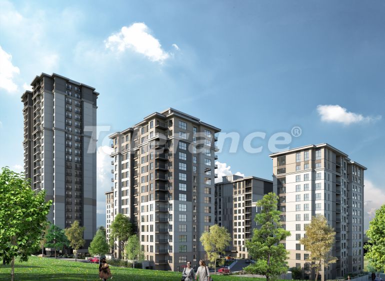 شقق من المتعهد في:في باهتشي شهير اسطنبول مسبح تقسيط - شراء عقار في تركيا - 96299