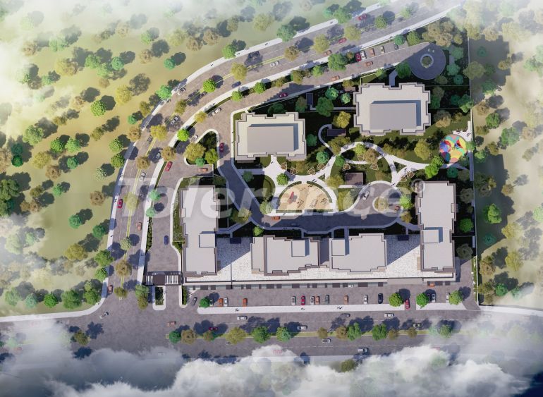 شقق من المتعهد في:في باهتشي شهير اسطنبول مسبح تقسيط - شراء عقار في تركيا - 96301