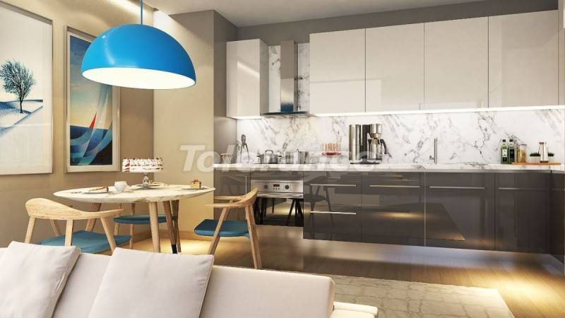 شقق في:في باهتشي شهير اسطنبول مسبح - شراء عقار في تركيا - 23541