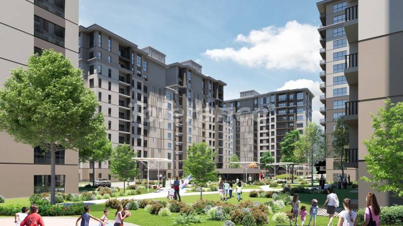 شقق من المتعهد في:في باهتشي شهير اسطنبول مسبح تقسيط - شراء عقار في تركيا - 96292