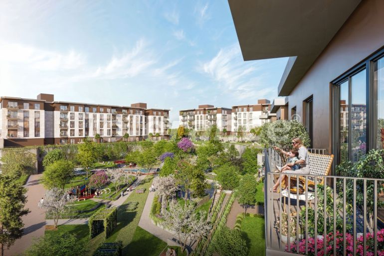 آپارتمان از سازنده که در باشاک‌شهر, استانبول استخر اقساط - خرید ملک در ترکیه - 133038