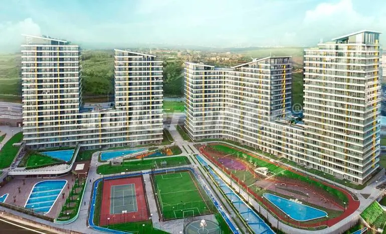 Apartment еn Başakşehir, Istanbul piscine - acheter un bien immobilier en Turquie - 25553