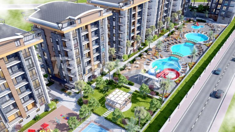 Appartement van de ontwikkelaar in Belek zwembad afbetaling - onroerend goed kopen in Turkije - 62889