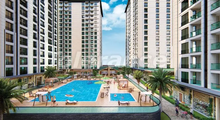 Appartement van de ontwikkelaar in Beylikdüzü, Istanboel zwembad - 34695 Appartement van de ontwikkelaar in Beylikdüzü, Istanboel zwembad - onroerend goed kopen in Turkije - 34695