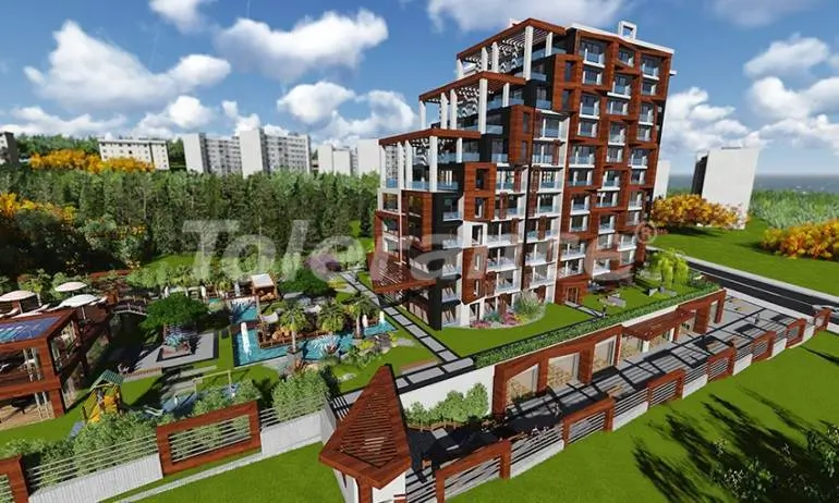 شقق من المتعهد في:في بيليك دوزو, إسطنبول مسبح تقسيط - شراء عقار في تركيا - 37829