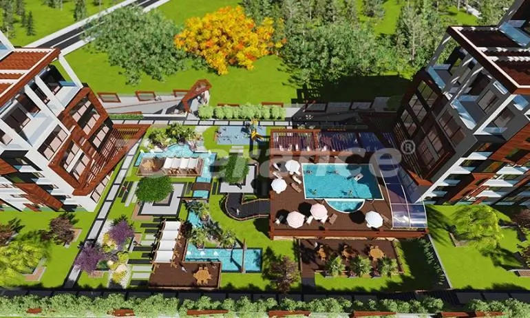 شقق من المتعهد في:في بيليك دوزو, إسطنبول مسبح تقسيط - شراء عقار في تركيا - 37835