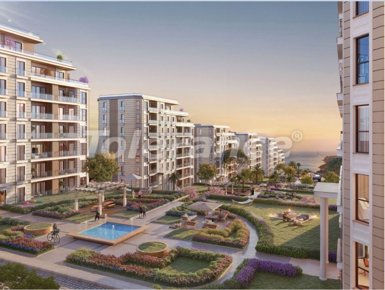 Appartement du développeur еn Beylikdüzü, Istanbul vue sur la mer piscine versement - acheter un bien immobilier en Turquie - 82638