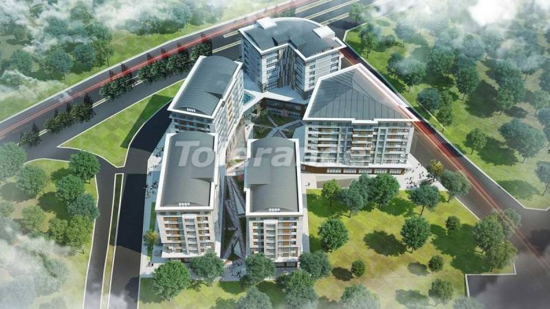 شقق من المتعهد في:في بيليك دوزو, اسطنبول اطلالة على البحر مسبح - شراء عقار في تركيا - 130809