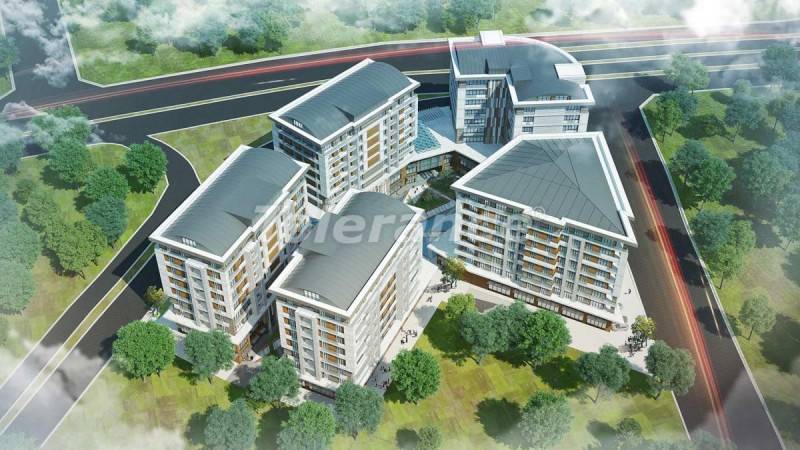 شقق من المتعهد في:في بيليك دوزو, اسطنبول اطلالة على البحر مسبح - شراء عقار في تركيا - 130810