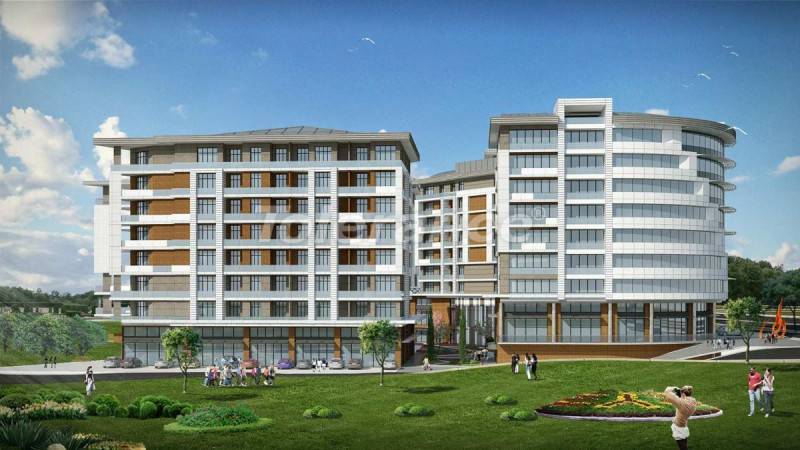 شقق من المتعهد في:في بيليك دوزو, اسطنبول اطلالة على البحر مسبح - شراء عقار في تركيا - 130812