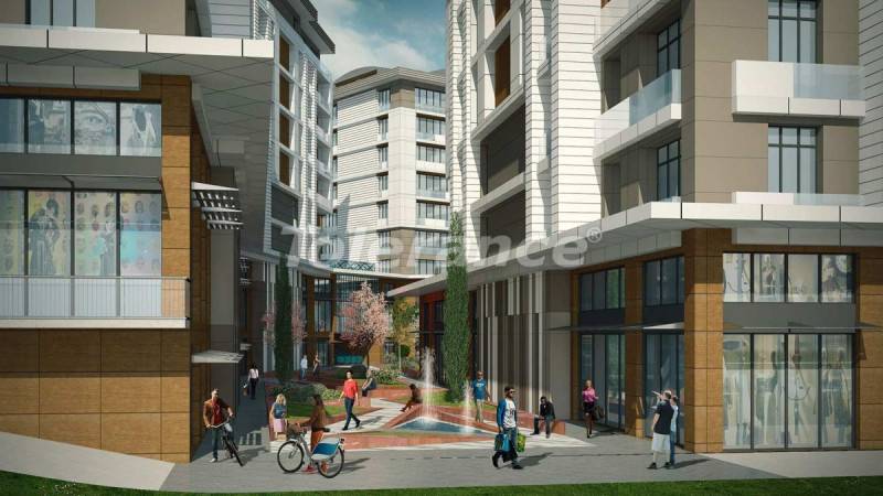 شقق من المتعهد في:في بيليك دوزو, اسطنبول اطلالة على البحر مسبح - شراء عقار في تركيا - 130815