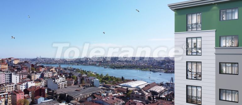 Appartement van de ontwikkelaar in Beyoğlu, Istanboel zeezicht afbetaling - 65955 Appartement van de ontwikkelaar in Beyoğlu, Istanboel zeezicht afbetaling - onroerend goed kopen in Turkije - 65955