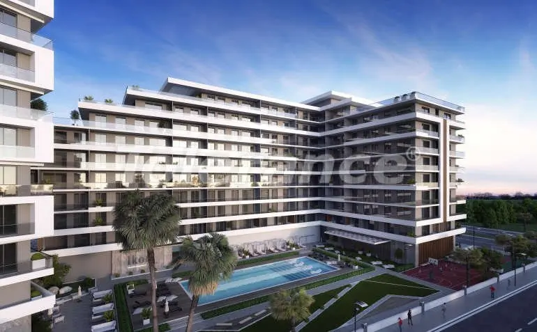 Apartment from the developer in Bornova, İzmir pool installment - buy realty in Turkey - 15085