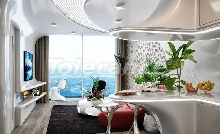 آپارتمان از سازنده که در بورنووا, ازمیر منظره دریا استخر - خرید ملک در ترکیه - 18023