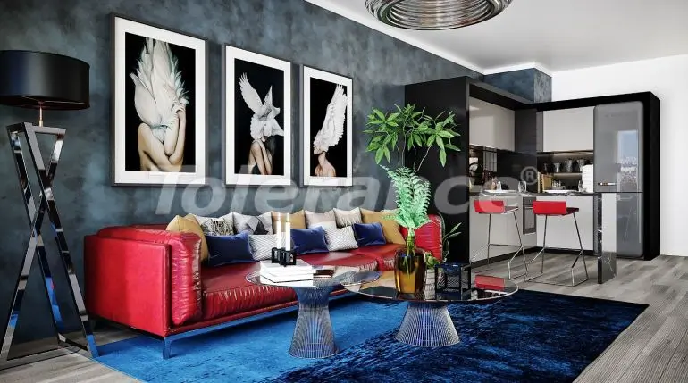 آپارتمان از سازنده که در بورنووا, ازمیر منظره دریا استخر - خرید ملک در ترکیه - 18028