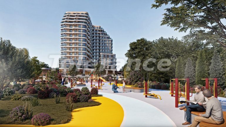 Appartement du développeur еn Büyükçekmece, Istanbul vue sur la mer piscine versement - acheter un bien immobilier en Turquie - 129123