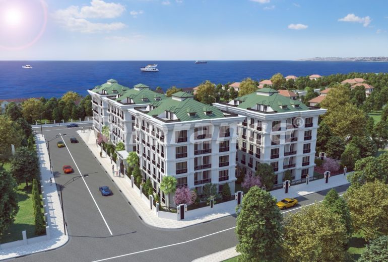 Appartement van de ontwikkelaar in Büyükçekmece, Istanboel zeezicht zwembad afbetaling - onroerend goed kopen in Turkije - 129481