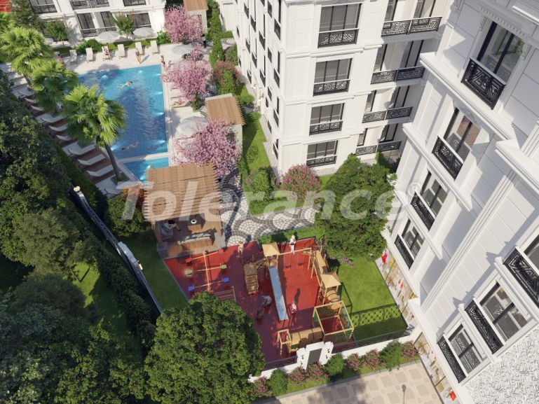 Appartement van de ontwikkelaar in Büyükçekmece, Istanboel zeezicht zwembad afbetaling - onroerend goed kopen in Turkije - 129493