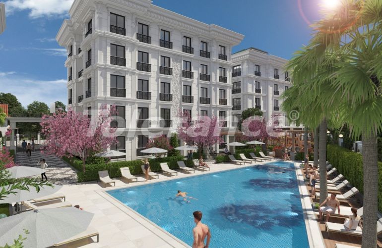 Appartement van de ontwikkelaar in Büyükçekmece, Istanboel zeezicht zwembad afbetaling - onroerend goed kopen in Turkije - 129495