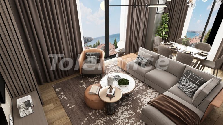Appartement van de ontwikkelaar in Büyükçekmece, Istanboel zeezicht zwembad afbetaling - onroerend goed kopen in Turkije - 129525