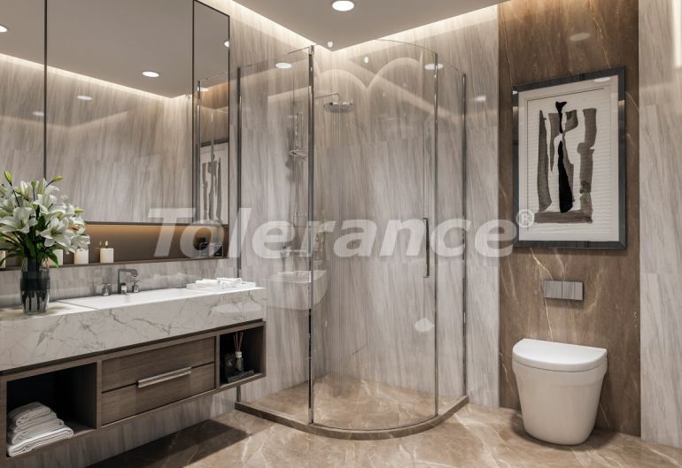 Appartement van de ontwikkelaar in Büyükçekmece, Istanboel zeezicht zwembad afbetaling - onroerend goed kopen in Turkije - 129531