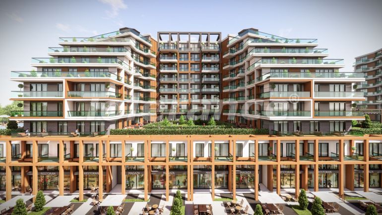 شقق من المتعهد في:في بويوك تشكمجة, اسطنبول اطلالة على البحر مسبح تقسيط - شراء عقار في تركيا - 129991