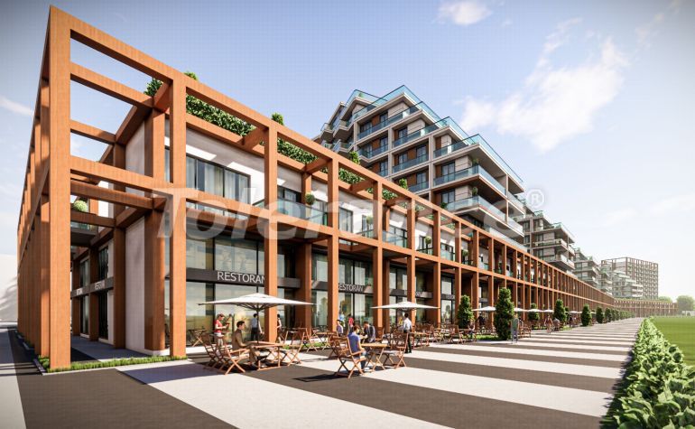 شقق من المتعهد في:في بويوك تشكمجة, اسطنبول اطلالة على البحر مسبح تقسيط - شراء عقار في تركيا - 129992