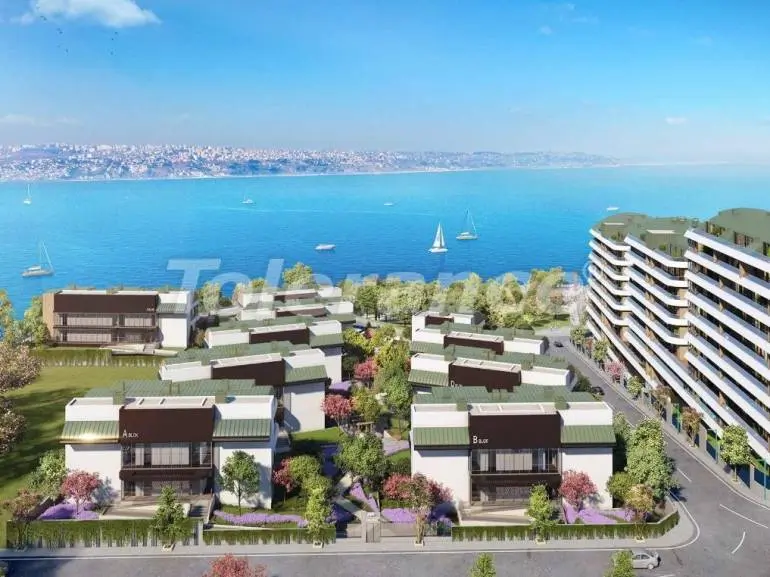 شقق في:في بويوك تشكمجة, اسطنبول اطلالة على البحر مسبح تقسيط - شراء عقار في تركيا - 19104