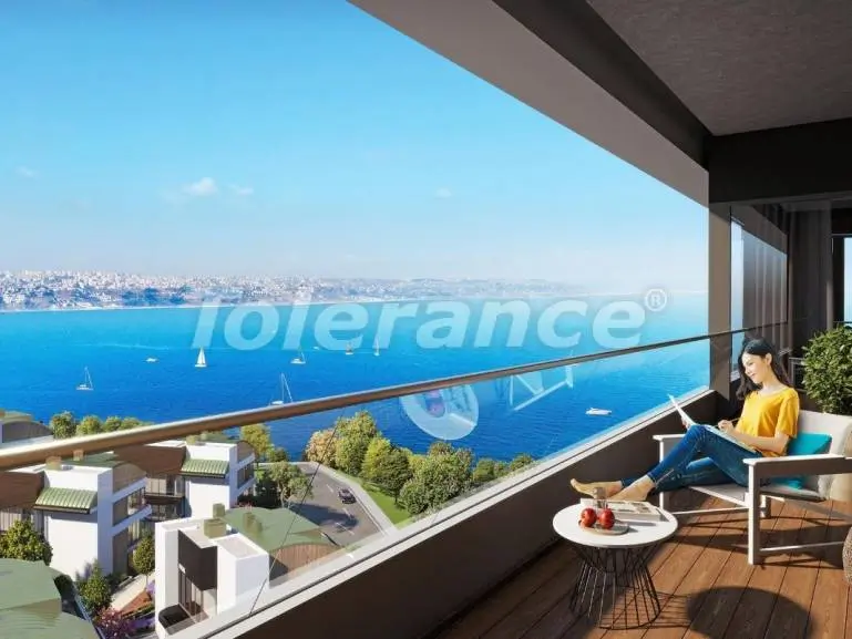 شقق في:في بويوك تشكمجة, اسطنبول اطلالة على البحر مسبح تقسيط - شراء عقار في تركيا - 19114