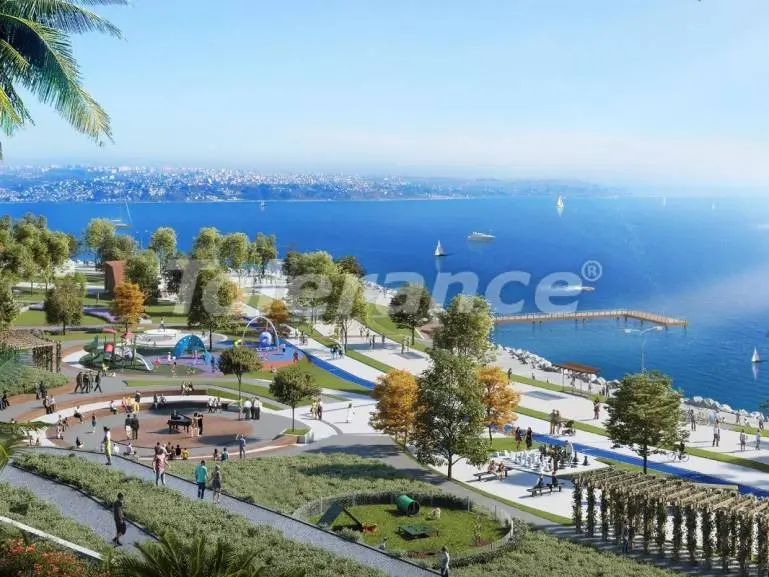 شقق في:في بويوك تشكمجة, اسطنبول اطلالة على البحر مسبح تقسيط - شراء عقار في تركيا - 19122