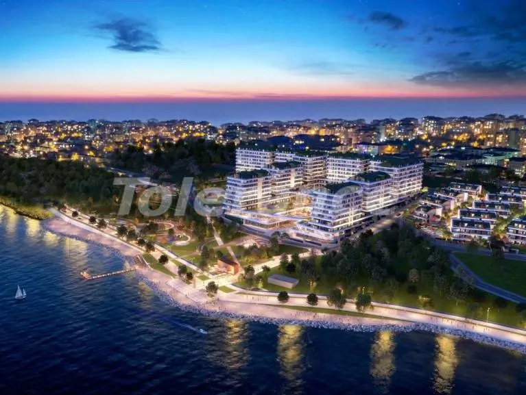 شقق في:في بويوك تشكمجة, اسطنبول اطلالة على البحر مسبح تقسيط - شراء عقار في تركيا - 19128