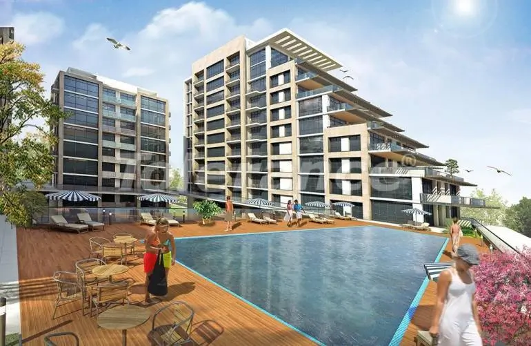 آپارتمان از سازنده که در بویوک‌چکمجه, استانبول استخر اقساط - خرید ملک در ترکیه - 275